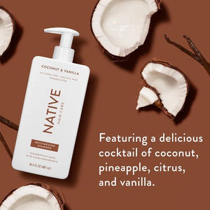 Native Coconut & Vanilla Moisturizing Shampoo 16.5 fl oz - Imperfect Container
