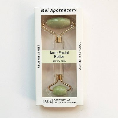 Mei Apothecary Jade Facial Roller Beauty Tool 1ct - New
