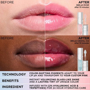 L'Oreal Paris Plump Ambition Hyaluron pH Lip Oil Plumping Lip Gloss Coral 0.16 fl oz - New