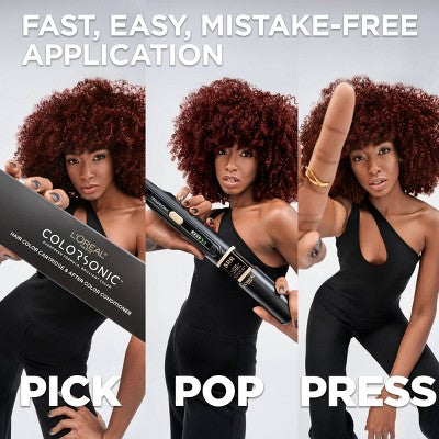 L'Oreal Paris Colorsonic Permanent Hair Color Cartridge Light Blonde Natural 9 - Missing /box