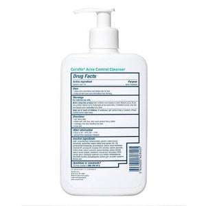 CeraVe Acne Face Cleanser 2% Salicylic Acid; Purifying Clay Oily Skin 16 fl oz - Imperfect Container