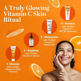 TruSkin Vitamin C Brightening Moisturizer For Face with Vitamin C, Vitamin B5, Vitamin E, Jojoba Oil & Aloe Vera 2 fl oz - New