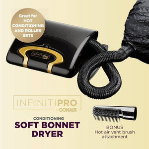 Conair InfintiPro Soft Bonnet Hair Dryer Gold - Imperfect Box