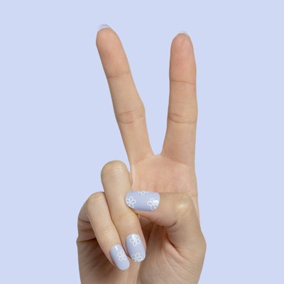 Olive & June Fake Nails S Round Floral Doodle 32ct - New