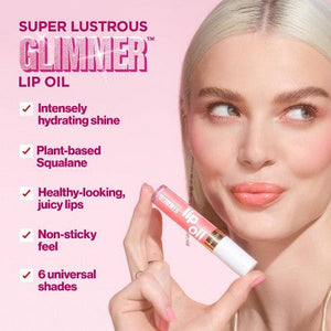 Revlon Super Lustrous Glimmer Lip Oil Moisturizing 004 Gone Rose 0.13 fl oz - New