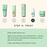 Rael Miracle Clear Complete Acne Treatment Face Serum 1oz - New