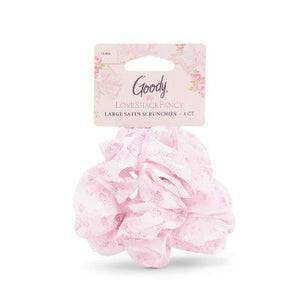 Goody x LoveShackFancy Large Satin Scrunchies 3ct Pink - New