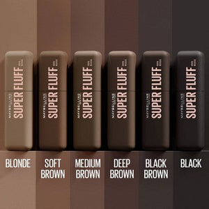 Maybelline Superfluff Volumizing Eyebrow Gel Mousse 003 Medium Brown 0.17 fl oz - Missing Box