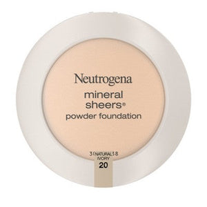 Neutrogena Mineral Sheers Compact Powder Foundation 20 Natural Ivory 0.34oz - New