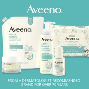 Aveeno Calm + Restore Redness Relief Moisturizing Cream 1.7 oz - Imperfect Box