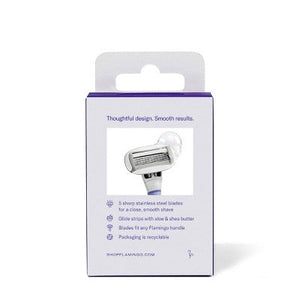 Flamingo Women's Razor Blade Refills 5-Blade Refill Cartridges 4ct - Imperfect Box