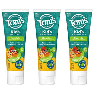 Tom's of Maine Kid's Toothpaste Orange-Mango 5.1oz/3ct - Imperfect Box