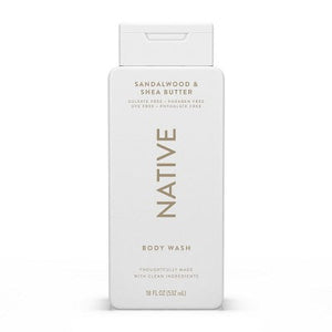 Native Body Wash for Men & Women Sandalwood & Shea Butter  18 fl oz - New