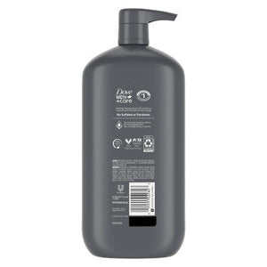 Dove Men+Care Extra Fresh Refreshing Body &Face Wash Pump 30 fl oz - Imperfect container