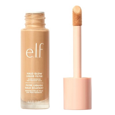 e.l.f. Halo Glow Liquid Filter Highlighter 5 Medium/Tan 1.06 fl oz - New