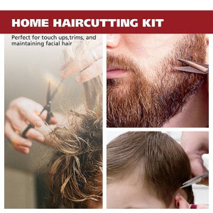 Wahl Haircutting Scissors and Accessory Kit with Shears, Blade Guard, Spray Bottle, Comb, Neck Duster & Cape - New