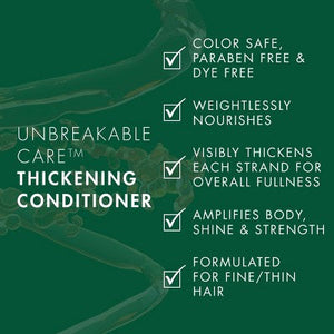 Nexxus Unbreakable Care Sulfate & Silicone Free Biotin Conditioner For Fine & Thin Hair with Keratin 13.5 fl oz - Imperfect Container