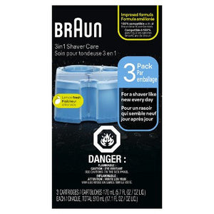 Braun Clean & Renew Refill Cartridges for Clean & Charge Systems CCR 3pk - Imperfect Box