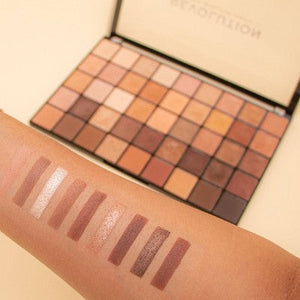 Makeup Revolution Maxi Reloaded  Eyeshadow Palette Ultimate Nudes 0.27oz - Imperfect Container