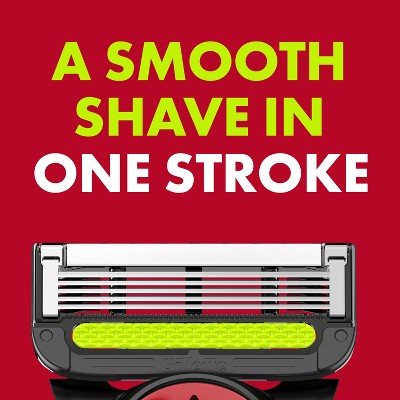 Gillette Labs Mens Special NFL Chiefs Edition Shaving Razor with 4 Refills and Magnetic Stand - New