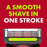 Gillette Labs Mens Special NFL Chiefs Edition Shaving Razor with 4 Refills and Magnetic Stand - New