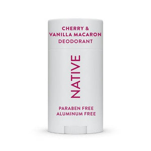 Native Solid Deodorant for Women; Men Cherry; Vanilla Macaron Aluminum-Free 2.65oz - Imperfect Container