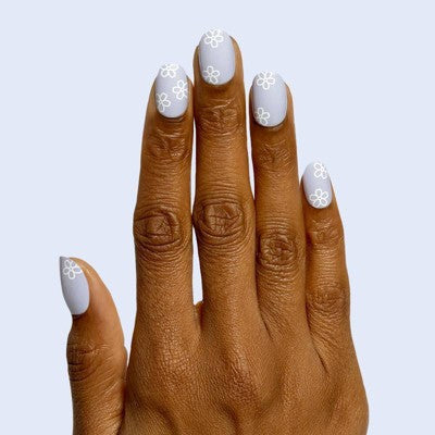 Olive & June Press-On Nails Floral Pack Floral Tip/Floral Doodle 64ct/2pk - New