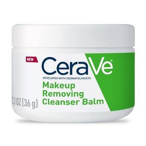 CeraVe Hydrating Makeup Cleansing Balm, Travel Size 1.3 oz - Imperfect Container