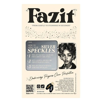 Fazit Silver Glitter Freckle Makeup Patches - New