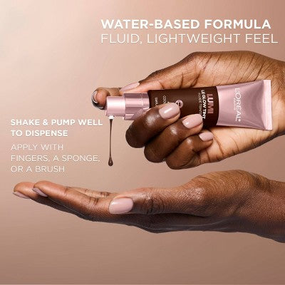 L'Oreal Paris Lumi Le Glow Tint Liquid Skin Tint 100 Cool 0.84 fl oz - Imperfect Container