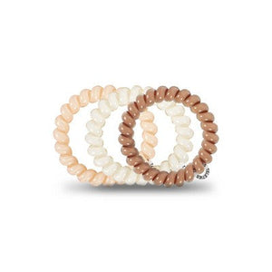 TELETIES For the Love of Nudes Large Hair Ties 3pc - Imperfect Box