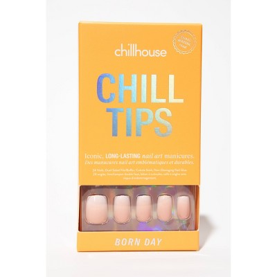 Chillhouse Fake Nails Born day Square 24ct - New