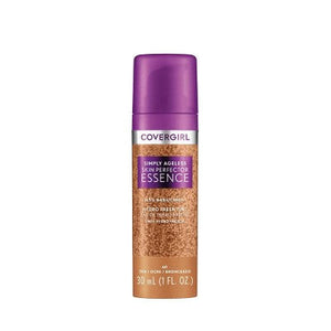 COVERGIRL Simply Ageless Skin Perfector Essence Vegan Foundation 60 Tan 1 fl oz - Imperfect Container