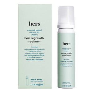 hers Hair Regrowth Foam Treatment 5% Minoxidil 2.11oz - New