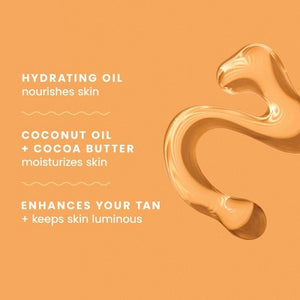 Hawaiian Tropic Dark Tanning Oil 8oz - Imperfect Container