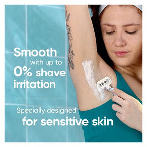 Venus Extra Smooth Sensitive Value Pack Women's Razor + 3 Razor Blade Refills - Imperfect Box