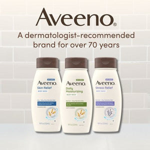Aveeno Stress Relief Body Wash with Lavender & Chamomile 33oz - New