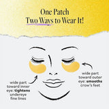 derma e Vitamin C Bright Eyes Hydro Gel Patches 60ct - New