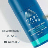 OARS + ALPS Men's Sensitive Roll-On Natural Deodorant Deep Sea Glacier 2.6oz - New