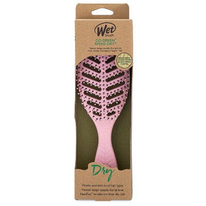 Wet Brush Go Green Speed Dry Hair Brush Pink - New