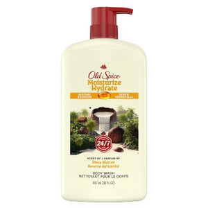 Old Spice Men's Body Wash Moisturize with Shea Butter 30 fl oz - Imperfect Container