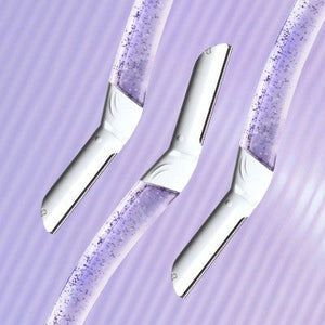 Billie Sparkle Dermaplaning Starter Kit Reusable Handle + 3 Refill Blades - Imperfect Box