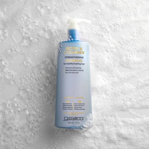 Giovanni Biotin & Collagen Strengthening Shampoo 24 fl oz - Imperfect Container