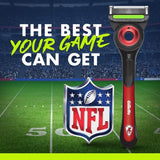 Gillette Labs Mens Special NFL Chiefs Edition Shaving Razor with 4 Refills and Magnetic Stand - New