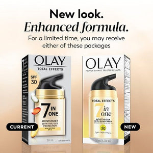 Olay Total Effects Face Moisturizer SPF 30 1.7 fl oz - Missing Box