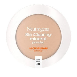 Neutrogena Skin Clearing Pressed Powder 50 Soft Beige 0.38oz - New