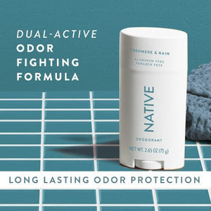 Native Deodorant for Women & Men Cashmere & Rain 2.65oz - Imperfect Container