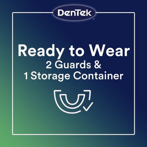 DenTek Comfort-Fit Dental Guard for Nighttime Teeth Grinding 2ct with Storage Case - Imperfect Box