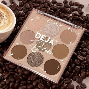 ColourPop 9-Pan Eyeshadow Makeup Palette Deja Brew 0.3oz - Missing Box