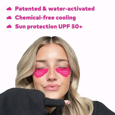 MakeUp Eraser Cooling Clouds Under-Eye Patches With Laundry Bag 1ct - New